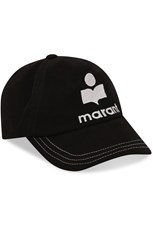 Isabel Marant TYRON LOGO CAP | BLACK